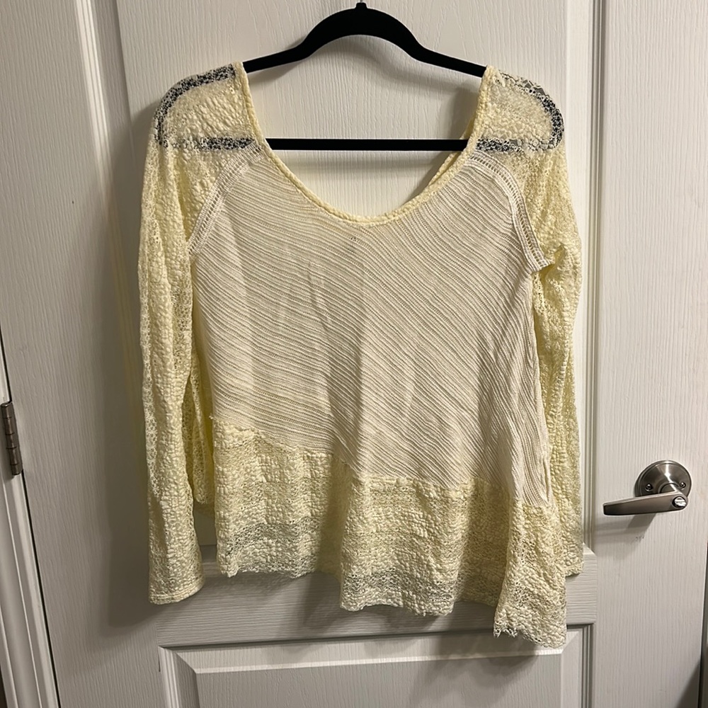 Free People Lace Top